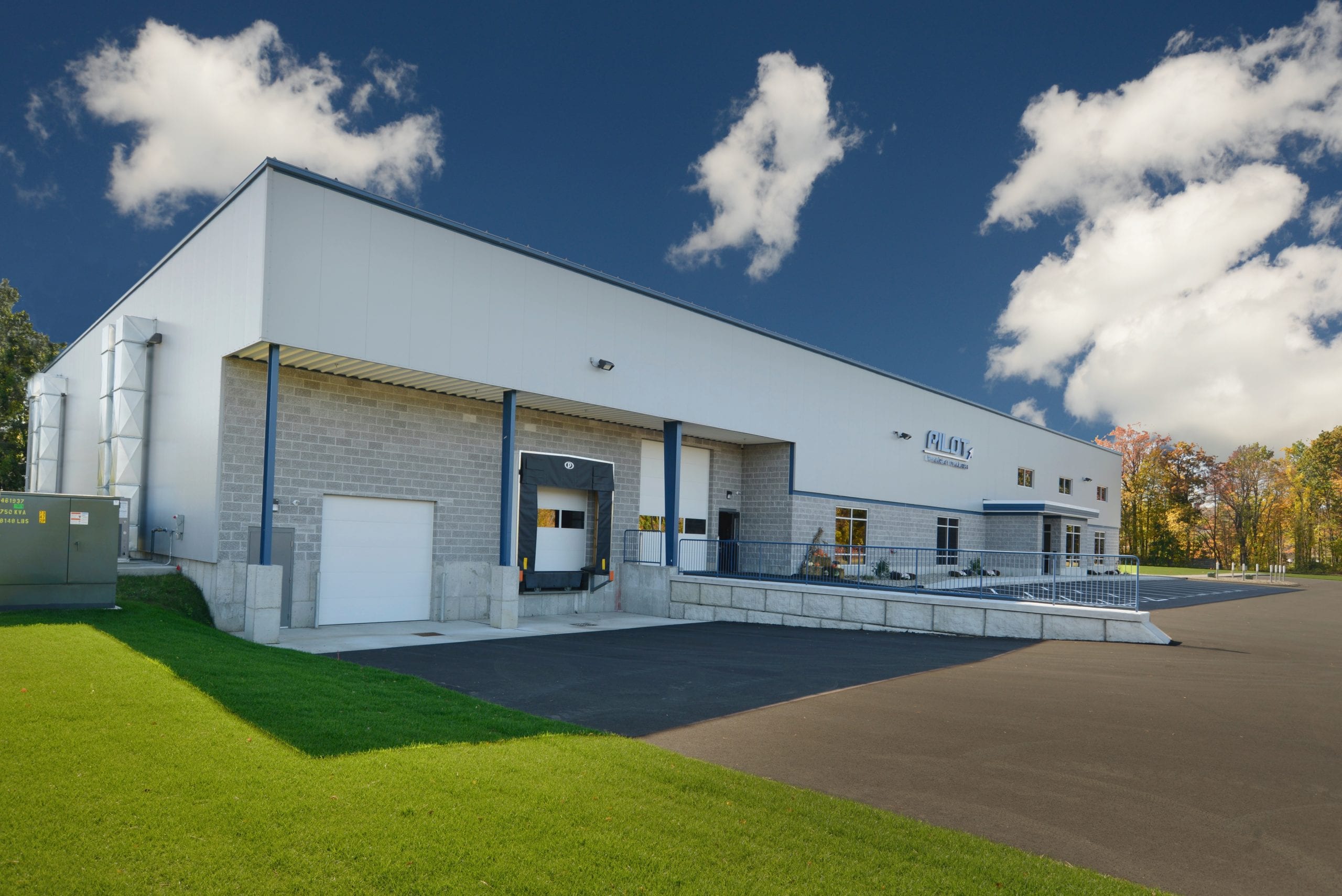 Exterior image of Pilot Precision Products headquarters and manufacturing facilities